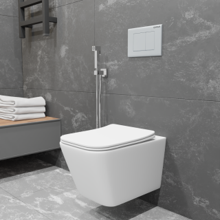 Подвесной унитаз Charus Alva Rimless EWC700-114W безободковый белый